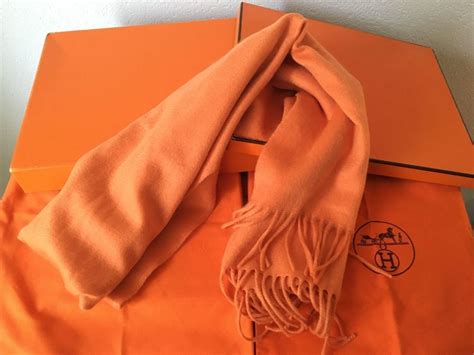 hermes schal orange